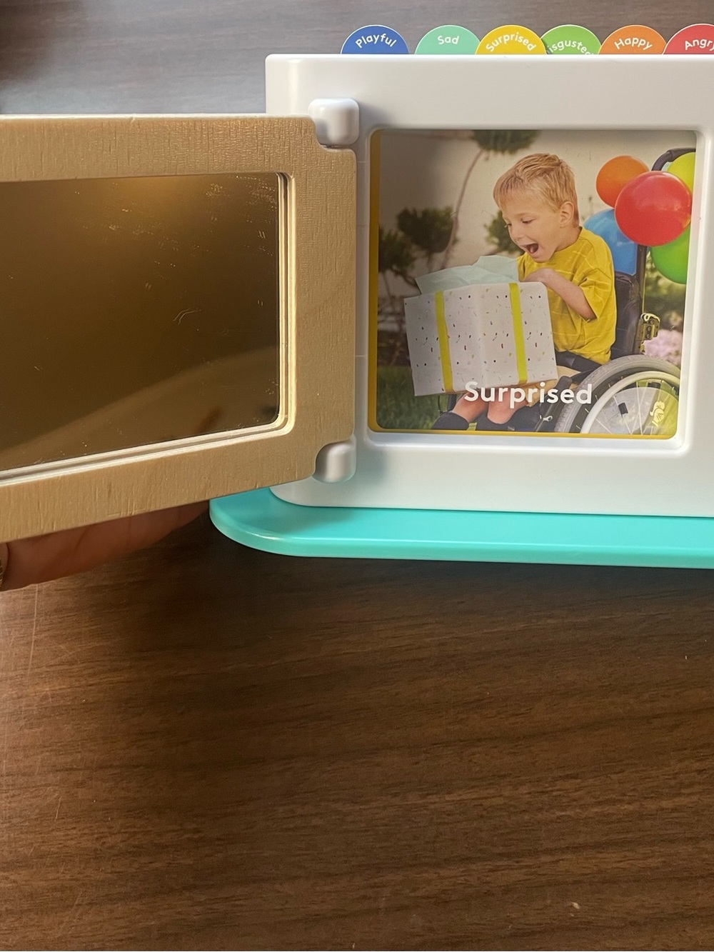 Lovevery Emotion Match mirror and card set
